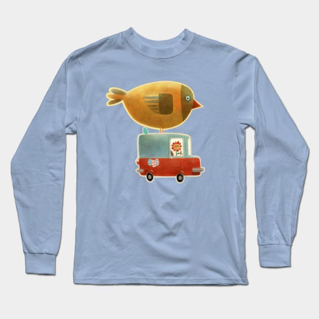 egg seller Long Sleeve T-Shirt by Sunshine Corner